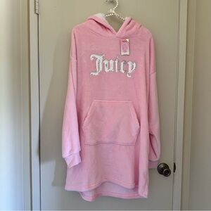 Juicy Couture Pink Sleepwear with Silver Sequin Logo S/M
